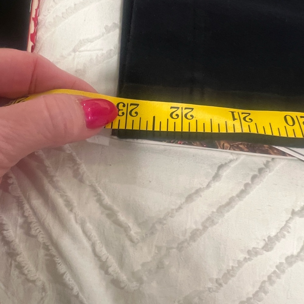 Lands End Black Cropped Pants Size M - Picture 5 of 5